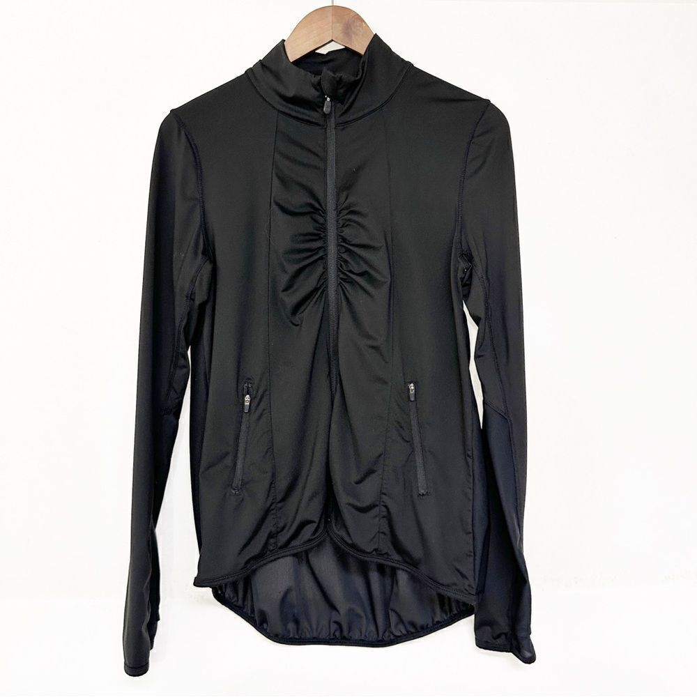 Kyodan Zip Up Athletic Jacket Black Size Medium